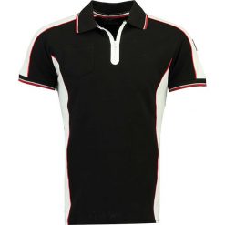 Koszulka polo w kolorze czarnym. Czarne koszulki męskie Stone Goose, m, w paski, z bawełny, bez rękawów. W wyprzedaży za 98,95 zł.