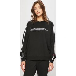 Calvin Klein Underwear - Bluza piżamowa. Czarne piżamy damskie Calvin Klein Underwear, s, z nadrukiem, z elastanu, bez rękawów, bez kaptura. W wyprzedaży za 199,90 zł.
