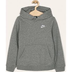 Nike Kids - Bluza 122-170 cm. Szare bluzy chłopięce Nike Kids, bez wzorów, z elastanu, bez rękawów, z kapturem. Za 149,90 zł.