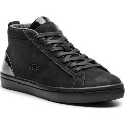 Sneakersy LACOSTE - Straightset C 318 1 Caw 7-36CAW004002H Blk/Blk. Czarne półbuty damskie Lacoste, ze skóry ekologicznej. W wyprzedaży za 359,00 zł.