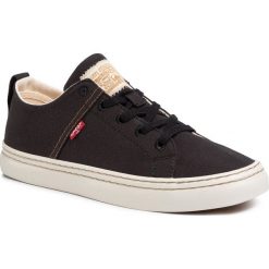 Tenisówki LEVI'S - Sherwood Low 38109-0262 59 Regular Black. Czarne półbuty męskie Levi's®, na co dzień, bez wzorów, z gumy, klasyczne, bez zapięcia. Za 239,00 zł.