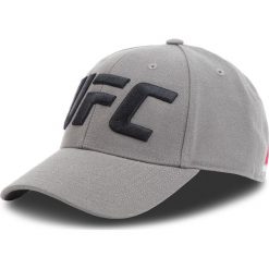 Czapka z daszkiem Reebok - Ufc Baseball Cap DM7748 Medgre. Szare czapki męskie Reebok, bez wzorów, z wełny. W wyprzedaży za 109,00 zł.