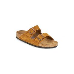 Klapki Birkenstock ARIZONA SFB. Pomarańczowe kapcie męskie marki Birkenstock, bez wzorów. Za 419,00 zł.