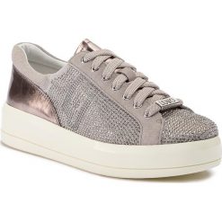 Sneakersy LIU JO - Kim 07 B19015 TX011 Light Grey S1003. Szare półbuty damskie Liu Jo, z zamszu. Za 739,00 zł.