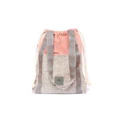 Torebka worek Pastel. Szare torebki klasyczne damskie z tkaniny, pikowane. Za 197,00 zł.