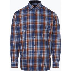 OLYMP Casual modern fit - Koszula męska łatwa w prasowaniu, niebieski. Niebieskie koszule męskie na spinki OLYMP Casual modern fit, l, z bawełny, z dekoltem karo. Za 249,95 zł.