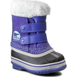 Śniegowce SOREL - Toddler 1964 Pac Strap NV1876 Purple Lotus/Sky Blue 546. Fioletowe śniegowce dziewczęce Sorel, bez zapięcia. W wyprzedaży za 169,00 zł.