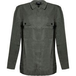 Koszula w kolorze khaki. Brązowe bluzki damskie Pepe Jeans, Mexx, Pierre Cardin, na co dzień, xxl, bez wzorów, z klasycznym kołnierzykiem, bez rękawów. W wyprzedaży za 234,95 zł.