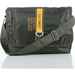Torba na ramię Bag Street messenger office. Brązowe torby męskie na ramię marki Bag Street, w paski, street. Za 49,90 zł.