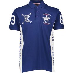 Koszulka polo "Kevian" w kolorze granatowym. Niebieskie koszulki męskie Geographical Norway Men, m, z nadrukiem, z bawełny, polo, bez rękawów. W wyprzedaży za 99,95 zł.