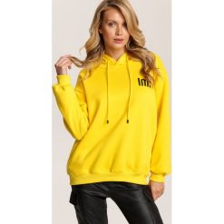 Żółta Bluza Nerinome. Żółte bluzy damskie Renee, s, bez wzorów, bez rękawów, bez kaptura. Za 99,99 zł.