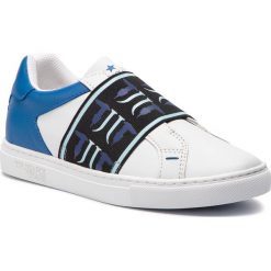 Sneakersy TRUSSARDI JEANS - 79A00329 U005. Niebieskie półbuty damskie Trussardi Jeans, z jeansu. W wyprzedaży za 269,00 zł.
