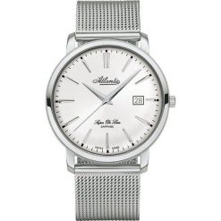Zegarek Atlantic Męski Super De Luxe 64356.41.21 Mesh Szafir srebrny. Szare zegarki męskie Atlantic, srebrne. Za 1552,00 zł.