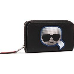 Duży Portfel Damski KARL LAGERFELD - 201W3260 Black. Czarne portfele damskie KARL LAGERFELD, bez wzorów, ze skóry. Za 539,00 zł.