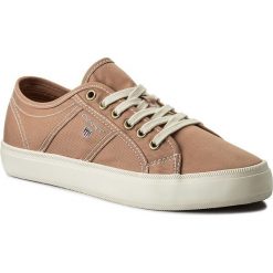 Tenisówki GANT - Zoe 16538451 Nude Pink G572. Różowe półbuty damskie GANT, bez wzorów, z gumy, bez zapięcia. W wyprzedaży za 179,00 zł.