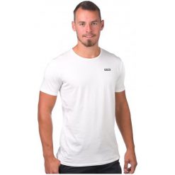 T-shirty męskie: Globe T-Shirt Męski Sticker Tee M Biały