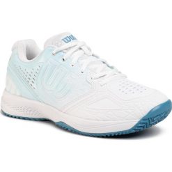 Buty WILSON - Kaos Comp 2.0 WRS326180 Wh/Niagara/Omphalodes. Niebieskie buty sportowe damskie Wilson, bez wzorów, ze skóry ekologicznej, sportowe, tenisowe. W wyprzedaży za 399,00 zł.
