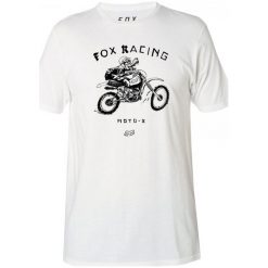 T-shirty męskie: FOX T-Shirt Męski Brigade M Biały