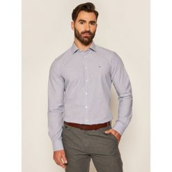 Koszula Tommy Hilfiger Tailored Stripe Classic TT0TT07598. Niebieskie koszule męskie Tommy Hilfiger Tailored, m, bez wzorów, biznesowe, bez kołnierzyka, bez rękawów. Za 299,00 zł.