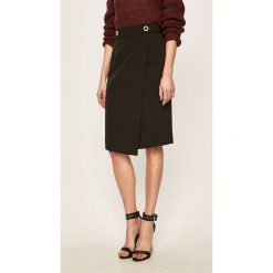 Trussardi Jeans - Spódnica. Czarne spódniczki damskie Trussardi Jeans, do pracy, bez wzorów, z elastanu, biznesowe, midi, ołówkowe. Za 599,90 zł.