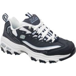 Skechers D'Lites Biggest Fan 11930-NVW 36 Granatowe. Buty sportowe damskie Skechers, bez wzorów, z nubiku, sportowe. W wyprzedaży za 249,99 zł.
