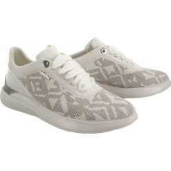 GEOX D828SC D THERAGON 0085 C1001 white, półbuty sportowe damskie. Białe buty sportowe damskie Geox, bez wzorów, ze skóry, sportowe. W wyprzedaży za 349,90 zł.
