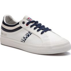 Tenisówki NAPAPIJRI - Trick N0YJS0 Bright White 002. Białe półbuty męskie marki Napapijri, na co dzień, bez wzorów, z gumy, eleganckie, bez zapięcia. Za 319,00 zł.
