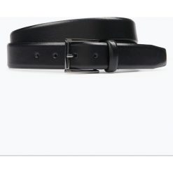 Condor - Pasek męski, czarny. Czarne paski męskie Condor, w paski, ze skóry, eleganckie. Za 129,95 zł.