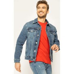 Kurtka jeansowa Calvin Klein Jeans Foundation J30J312822. Niebieskie kurtki męskie Calvin Klein Jeans, s, bez wzorów, z jeansu, bez kaptura. W wyprzedaży za 309,00 zł.