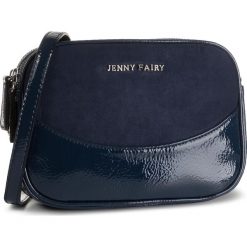 Torebka JENNY FAIRY - RH2130 Navy. Niebieskie listonoszki damskie Jenny Fairy, na co dzień, bez wzorów, ze skóry ekologicznej, eleganckie, bez dodatków. Za 89,99 zł.