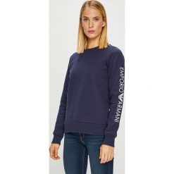 Emporio Armani - Bluza. Szare bluzy rozpinane damskie Emporio Armani, l, z bawełny, bez kaptura. W wyprzedaży za 319,90 zł.