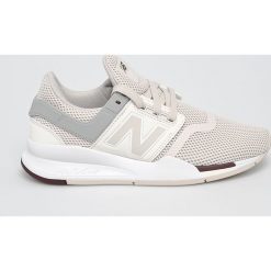 New Balance - Buty WS247TRE. Brązowe buty sportowe damskie New Balance, bez wzorów, z materiału, sportowe. W wyprzedaży za 349,90 zł.