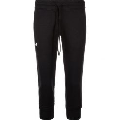 Spodnie dresowe damskie: Under Armour Spodnie damskie Slim leg Fleece Crop czarne r. XS (1320610-001)