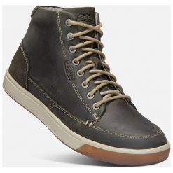 Keen Męskie Trampki Glenhaven Sneaker Mid M, Dark Olive/Black Olive, 43. Czarne buty skate męskie marki Keen, ze skóry. Za 479,00 zł.