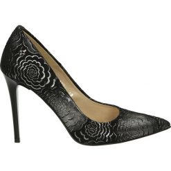 Czółenka - 4700 PRC98 NE. Szare buty ślubne damskie Venezia, ze skóry. Za 319,00 zł.