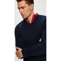 Jack & Jones - Sweter. Czarne swetry klasyczne męskie Jack & Jones, l, z bawełny. W wyprzedaży za 69,90 zł.