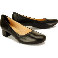 BIOECO BY ARKA 5627 1554 czarny, czółenka damskie. Czarne czółenka damskie Bioeco by Arka, bez wzorów, bez obcasa, na obcasie. Za 269,90 zł.