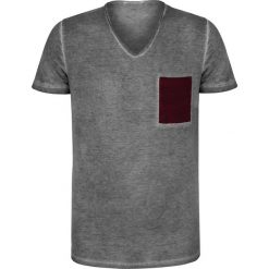 Męska koszulka V-neck z kieszonką. Szare koszulki męskie Morillo, na lato, m, bez wzorów, z bawełny, bez kołnierzyka, bez rękawów. Za 29,99 zł.