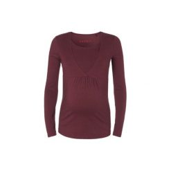 Esprit Bluzka dla kobiet w ciąży i karmiących tawny red - czerwony. Czerwone bluzki ciążowe marki Esprit, z bawełny, moda ciążowa. Za 125,00 zł.