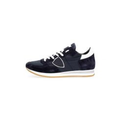 Buty Philippe Model Paris TRLU 1117 TROPEZ. Niebieskie trampki męskie Philippe Model Paris, bez wzorów, bez zapięcia. Za 878,28 zł.