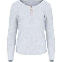 Jasnoszary Sweter Lust. Szare swetry klasyczne damskie marki Born2be, l, z okrągłym kołnierzem. Za 74,99 zł.