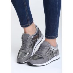 Szare Buty Sportowe Black Flame. Szare buty sportowe damskie marki KALENJI, z gumy. Za 79,99 zł.