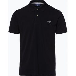 Gant - Męska koszulka polo – Rugger, czarny. Czarne koszulki polo męskie marki GANT, m, prążkowane. Za 299,95 zł.