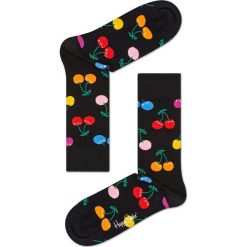 Happy Socks - Skarpetki Cherry. Czarne skarpetki damskie marki Happy Socks, z elastanu. Za 39,90 zł.