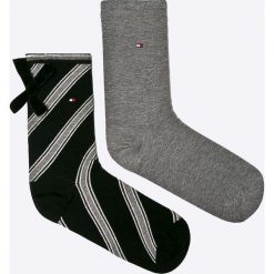 Tommy Hilfiger - Skarpetki (2-pack). Szare skarpetki damskie TOMMY HILFIGER, z bawełny. Za 44,90 zł.