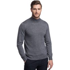 Sweter OTTAVIO SWPR000256. Szare swetry męskie Giacomo Conti, m, bez wzorów, z wełny. Za 249,00 zł.