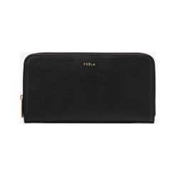 Furla Portfel Czarny. Czarne portfele damskie Furla, bez wzorów, ze skóry. Za 716,95 zł.