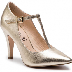 Półbuty CAPRICE - 9-24400-22 Lt Gold Metal. 978. Żółte półbuty damskie skórzane marki Kazar, na wysokim obcasie, na obcasie. Za 249,90 zł.