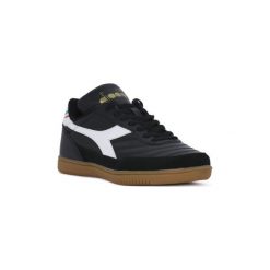 Buty Diadora GOLD INDOOR. Czarne trampki męskie Diadora, bez wzorów, bez zapięcia. Za 407,38 zł.