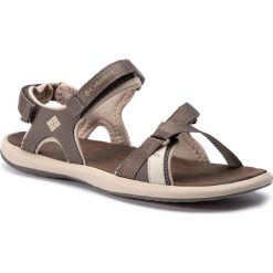 Sandały COLUMBIA - Kyra III BL1036 Mud/Ancient Fossil 255. Pomarańczowe klapki damskie marki Columbia, bez wzorów, ze skóry, bez obcasa. Za 249,99 zł.